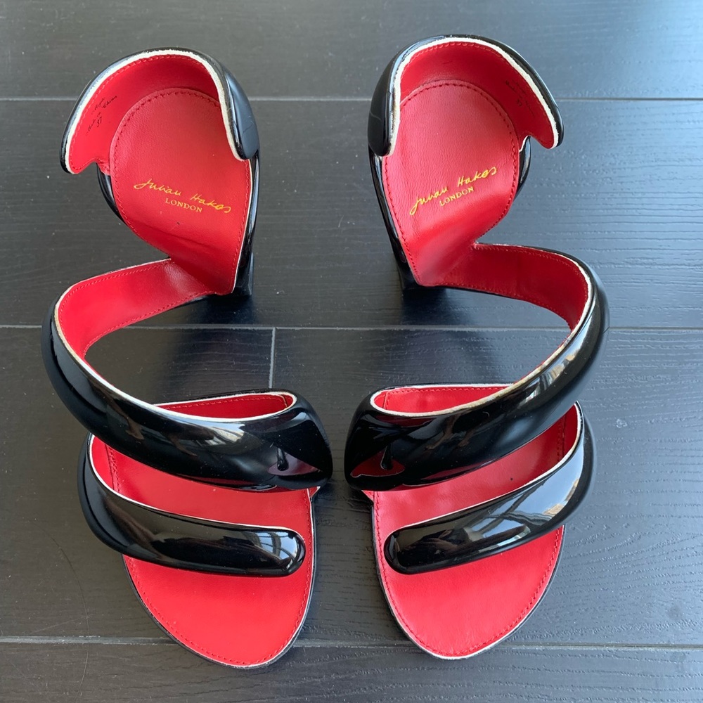 Julian Hakes Sandals in Black.